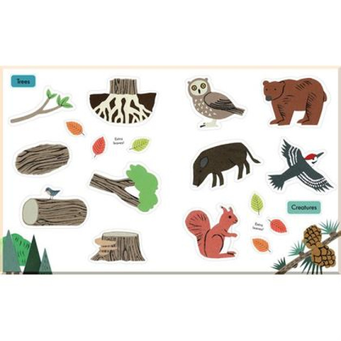 Книга Little Observers: Forest Sticker Book