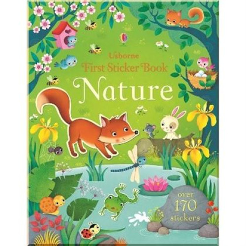 Книга First Sticker Book: Nature