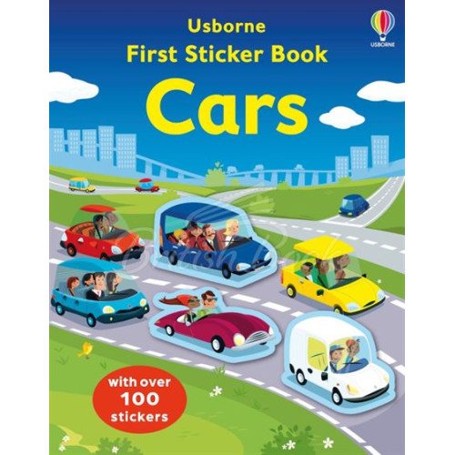 Книга First Sticker Book: Cars