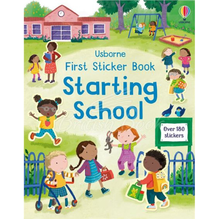 Книга First Sticker Book: Starting School