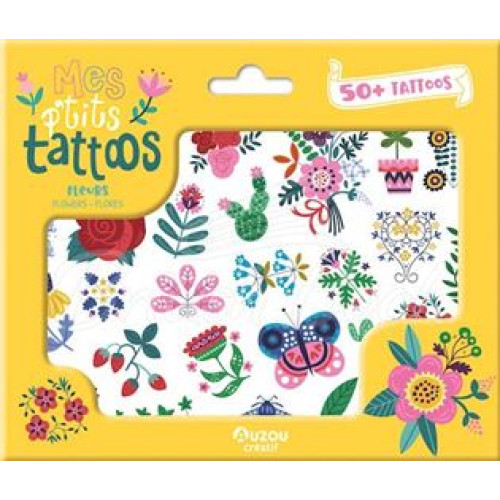 Набір Mes p'tits tattoos: Fleurs/Flowers