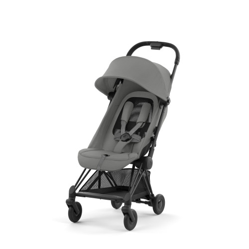 Коляска Coya Matt Black Mirage Grey