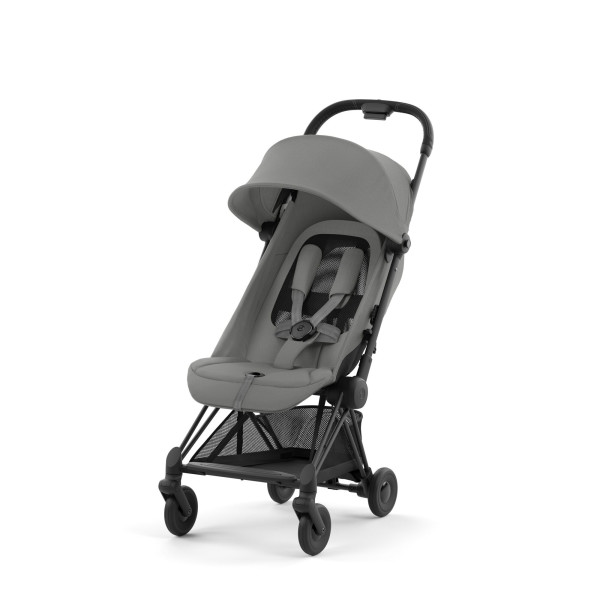 Коляска Coya Matt Black Mirage Grey