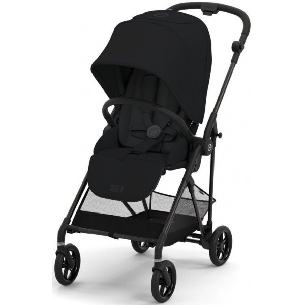 Cybex Коляска Melio Carbon Moon Black (з бампером)