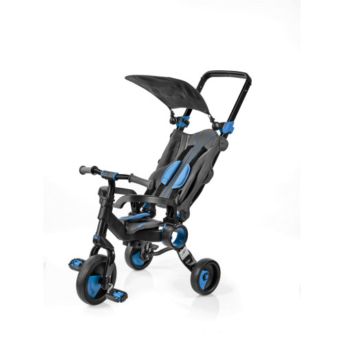 Триколісний велосипед Galileo Strollcycle Black синій