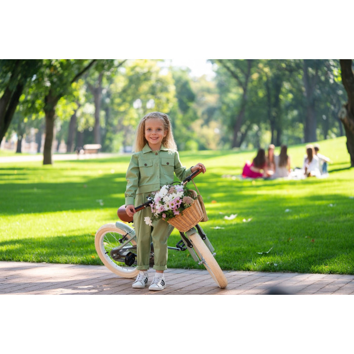 Дитячий велосипед Miqilong RM 12" оливковий
