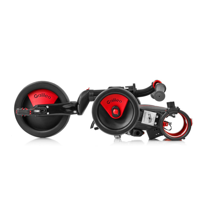 Триколісний велосипед Galileo Strollcycle Black червоний