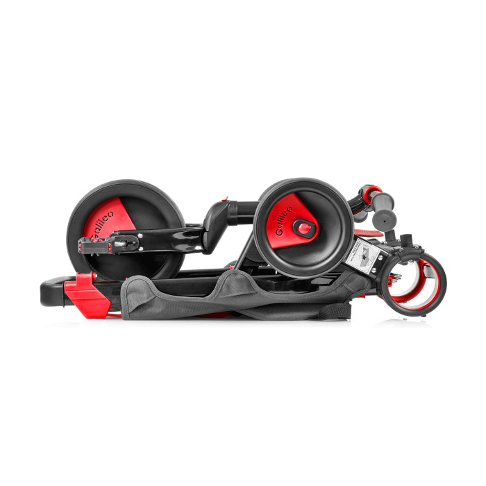 Триколісний велосипед Galileo Strollcycle Black червоний