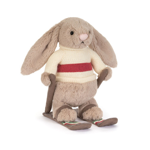 Jellycat Кролик на лижах Bashful Bunny Gold Medal