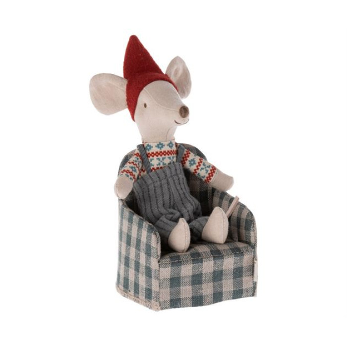 Аксесуар для іграшок-маленьке іграшкове крісло Chair for Mouse,зелений колір,11-2408-01