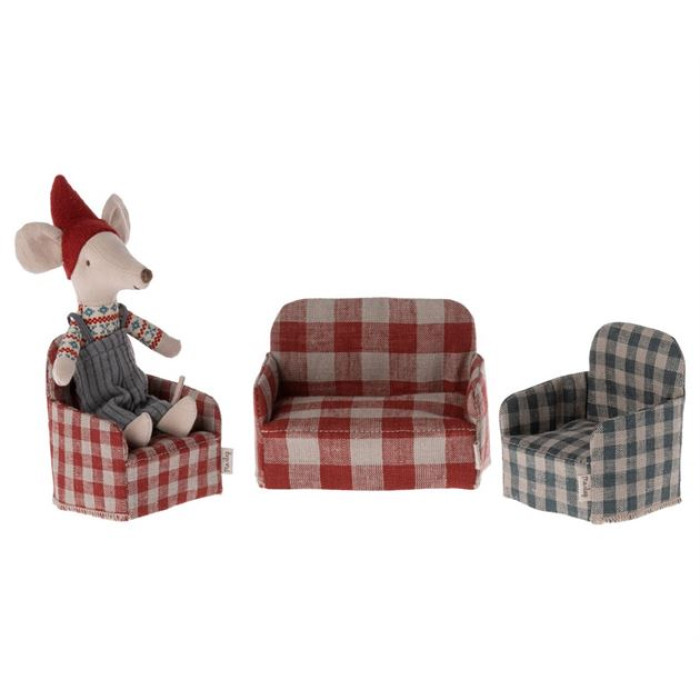 Аксесуар для іграшок-маленьке іграшкове крісло Chair for Mouse,зелений колір,11-2408-01