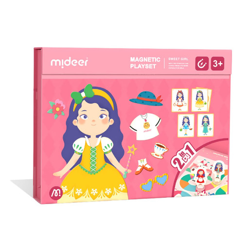Настольная игра-пазл 2 в 1 Mideer Sweet Girl