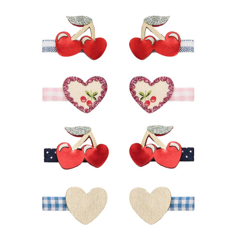 Заколки RED CHERRIES MINI CLIPS