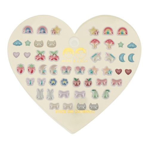 Наліпки MIXED NOVELTY STICK ON EARRINGS