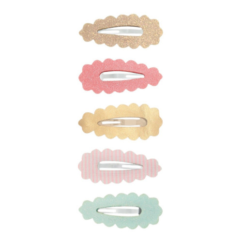 Заколки SCALLOPED EDGE MINI CLIC CLACS PASTEL