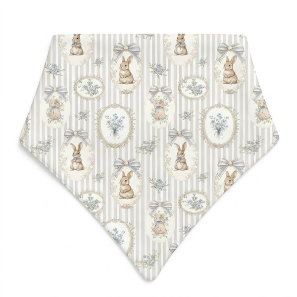 Слинявчик-бандана трикутної форми для немовлят Bib001 IVORY