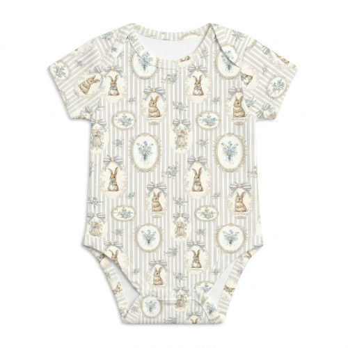 Боді з коротким рукавом для немовлят BSHL001  IVORY