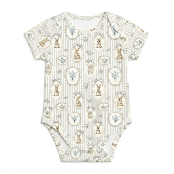 Боді з коротким рукавом для немовлят BSHL001  IVORY