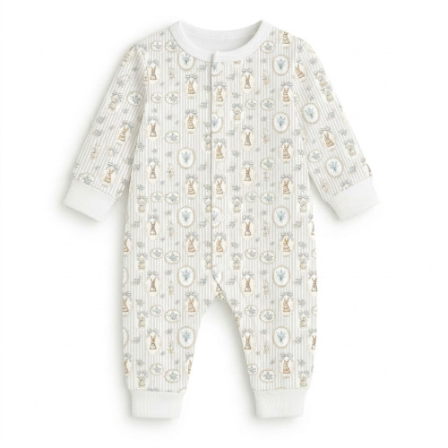 Ромпер з довгим рукавом K060 IVORY