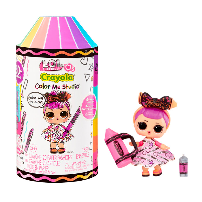 Ігровий набір з лялькою L.O.L. Surprise! серії Crayola" – Кольоринки"