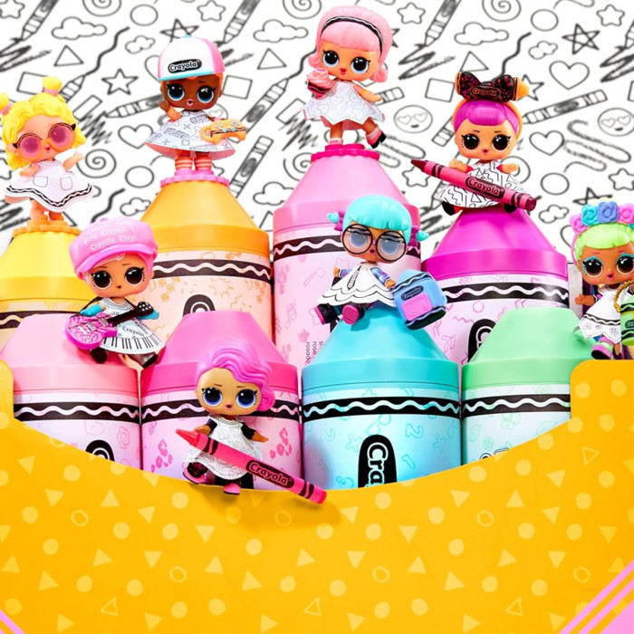 Ігровий набір з лялькою L.O.L. Surprise! серії Crayola" – Кольоринки"