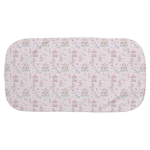 Муслиновый нагрудник BB009 – из органического хлопка Supima Bonbon Pink