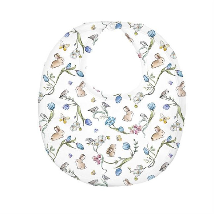 Слюнявчик з піко-обробкою BIB005 Blossom Blue