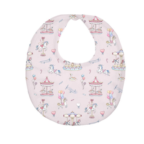 Нагрудник с отделкой BIB005 Bonbon Pink