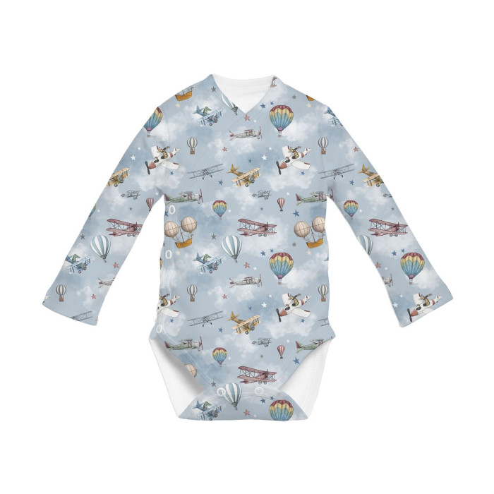 Боді Kimono з довгим рукавом для немовлят BLS004 Balloons