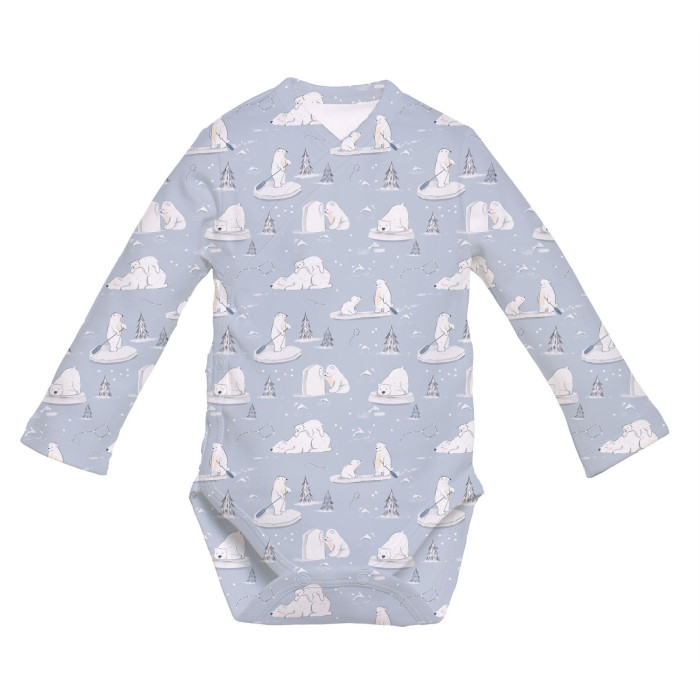 Боді Kimono з довгим рукавом для немовлят BLS004