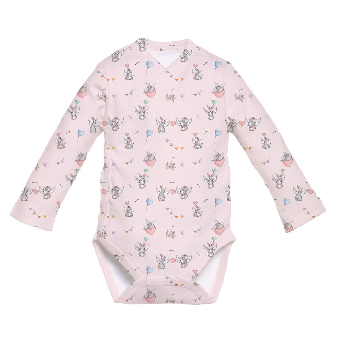 Боді Kimono з довгим рукавом для немовлят BLS004