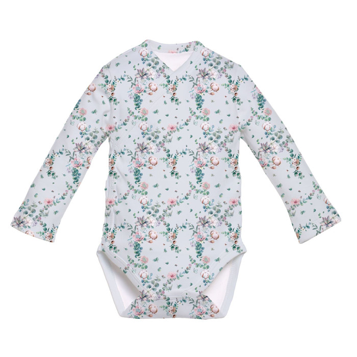 Боді Kimono з довгим рукавом для немовлят BLS004