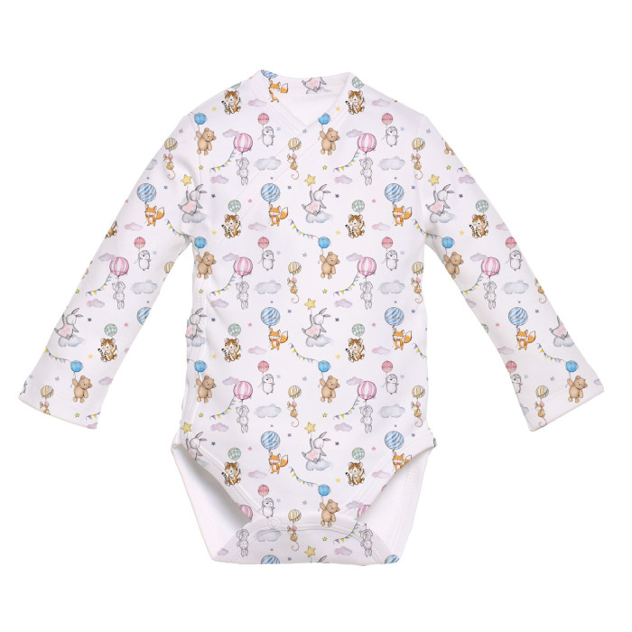 Боді Kimono з довгим рукавом для немовлят BLS004
