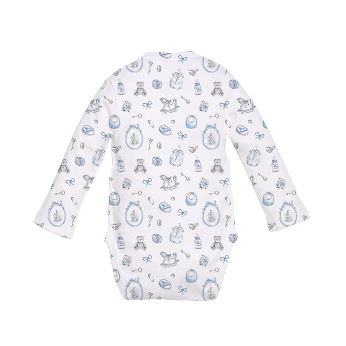 Боді Kimono з довгим рукавом для немовлят BLS004