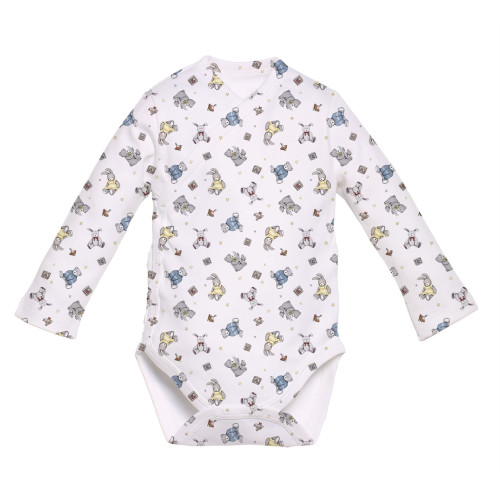 Боді Kimono з довгим рукавом для немовлят BLS004