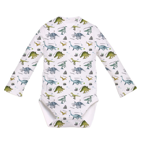 Боді Kimono з довгим рукавом для немовлят BLS004