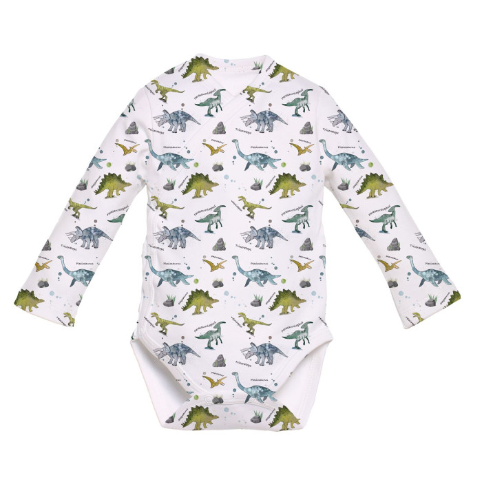 Боді Kimono з довгим рукавом для немовлят BLS004