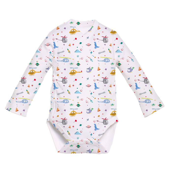 Боді Kimono з довгим рукавом для немовлят BLS004