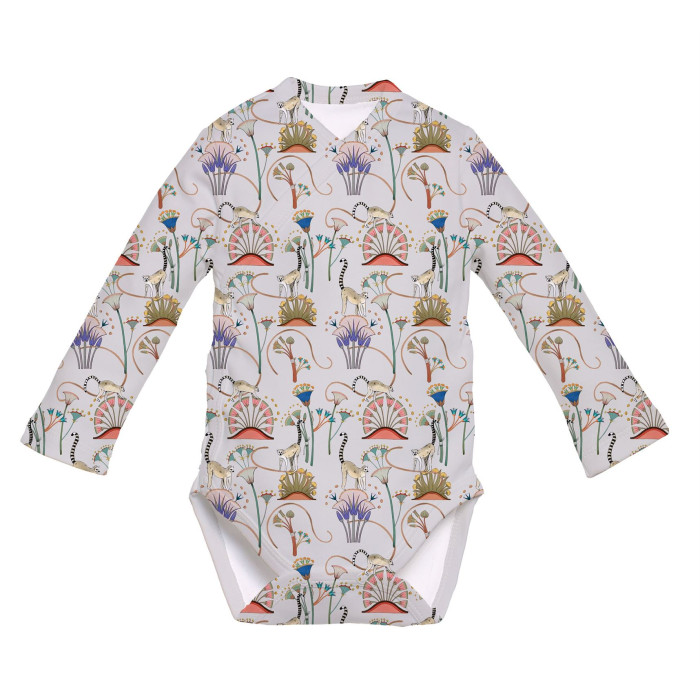 Боді Kimono з довгим рукавом для немовлят BLS004