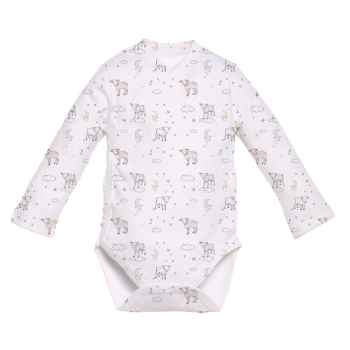 Боді Kimono з довгим рукавом для немовлят BLS004