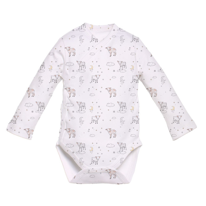 Боді Kimono з довгим рукавом для немовлят BLS004
