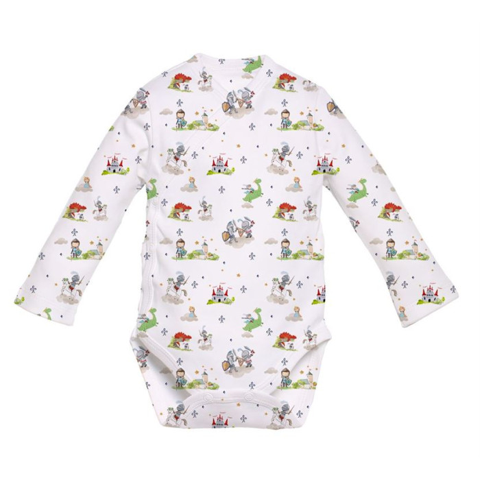 Боді Kimono з довгим рукавом для немовлят BLS004
