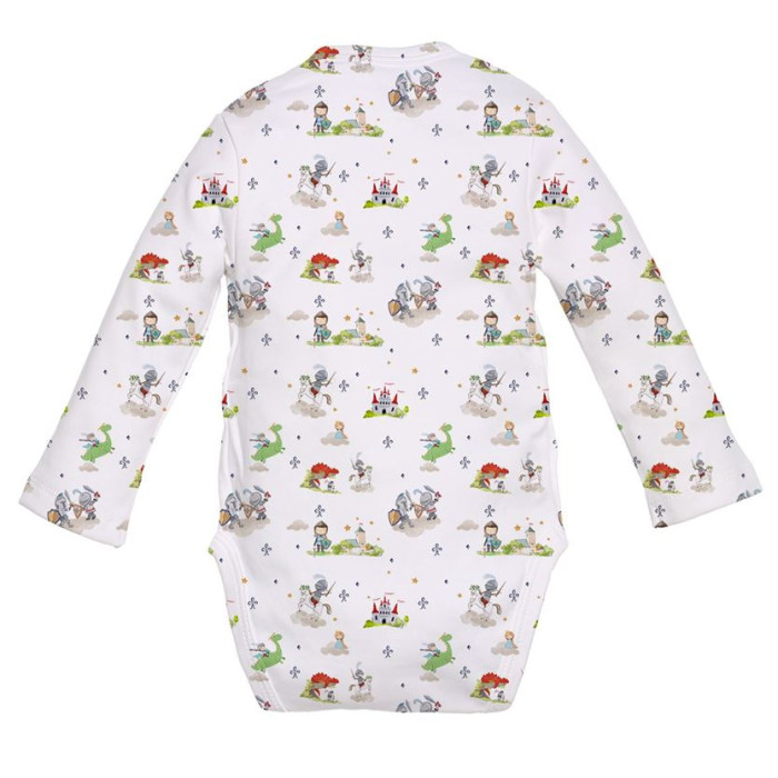 Боді Kimono з довгим рукавом для немовлят BLS004