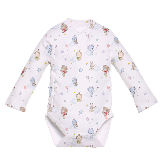 Боді Kimono з довгим рукавом для немовлят BLS004