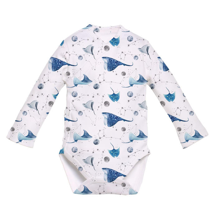 Боді Kimono з довгим рукавом для немовлят BLS004