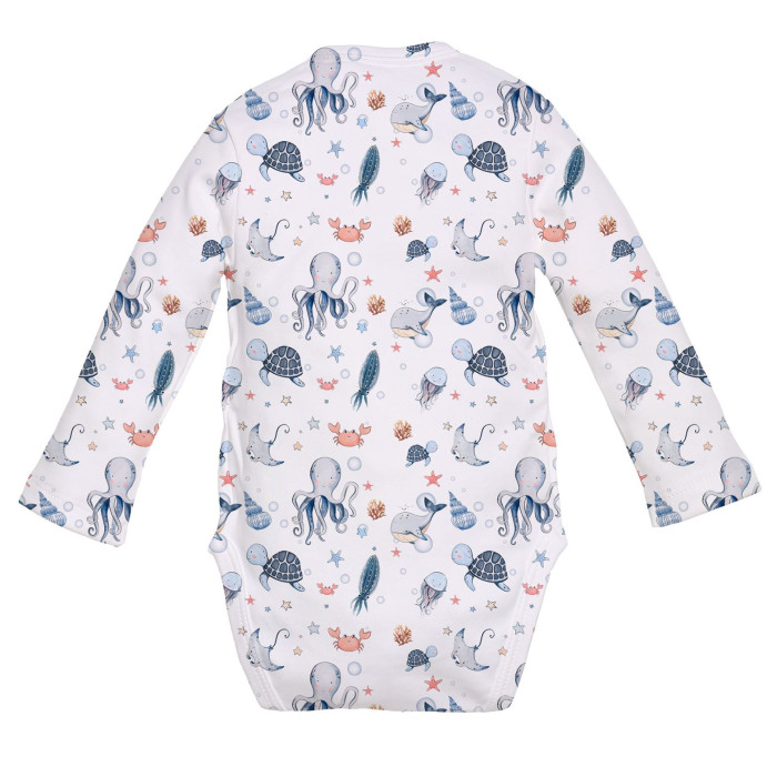 Боді Kimono з довгим рукавом для немовлят BLS004