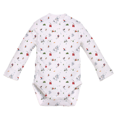 Боді Kimono з довгим рукавом для немовлят BLS004