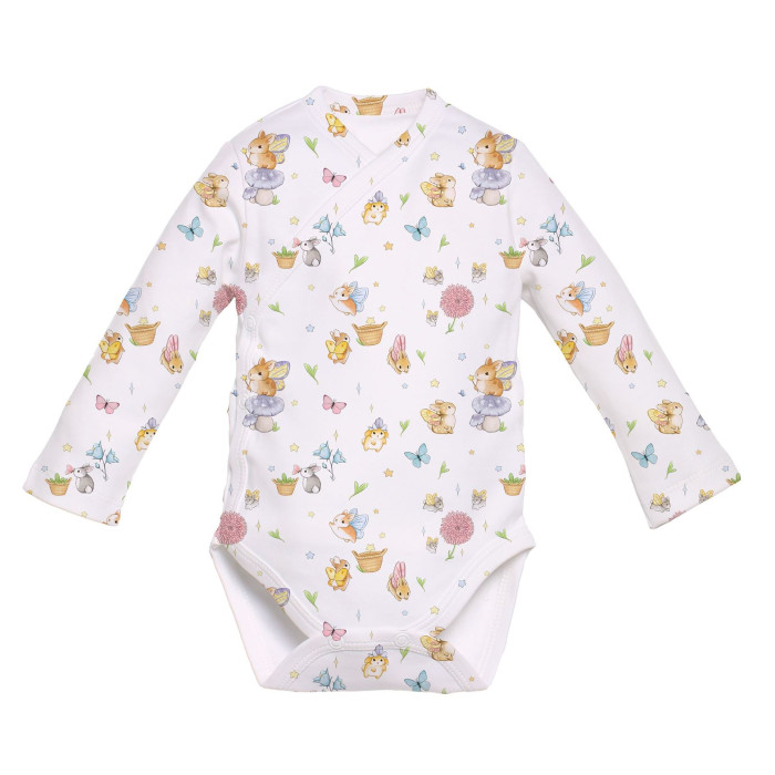 Боді Kimono з довгим рукавом для немовлят BLS004
