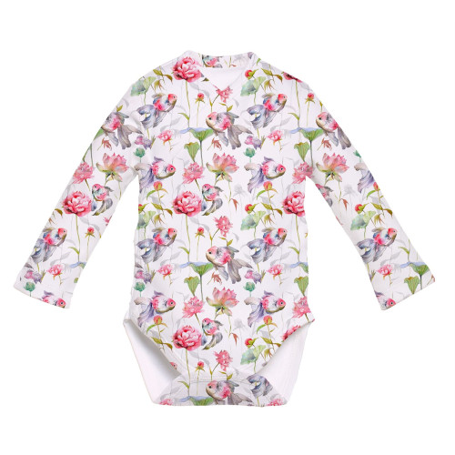 Боди  Kimono с длинным рукавом для малышей BLS004