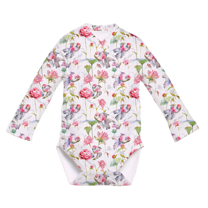 Боді Kimono з довгим рукавом для немовлят BLS004